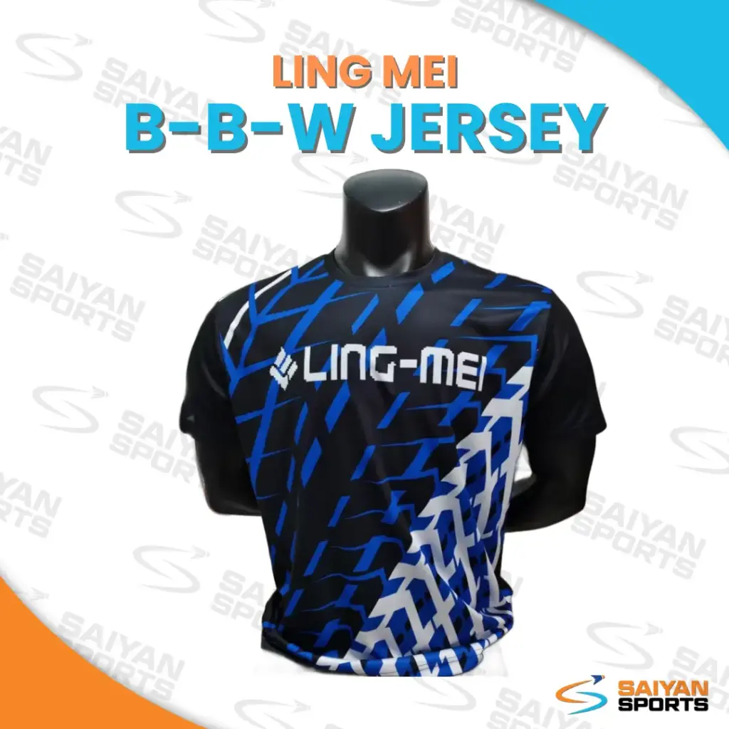 Ling Mei Thailand Black-Blue-White Shirt 