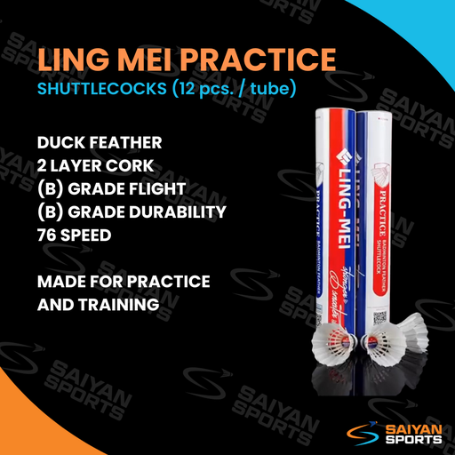 Ling Mei Practice Badminton Shuttlecock