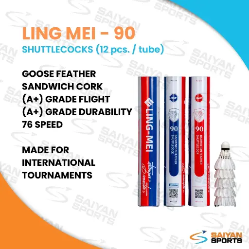 [LM90] Ling Mei 90 Badminton Shuttlecock